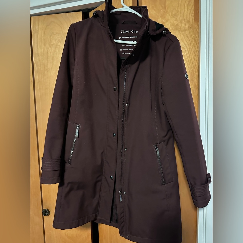 Calvin Klein soft shell rain jacket